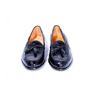 Alligator loafers w/tassel